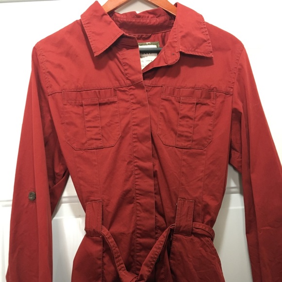 Old Navy Jackets & Blazers - Old Navy. Rust. Long-sleeved belted jacket. XL